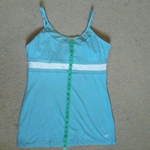 NIKE tank with built in adjustable bra